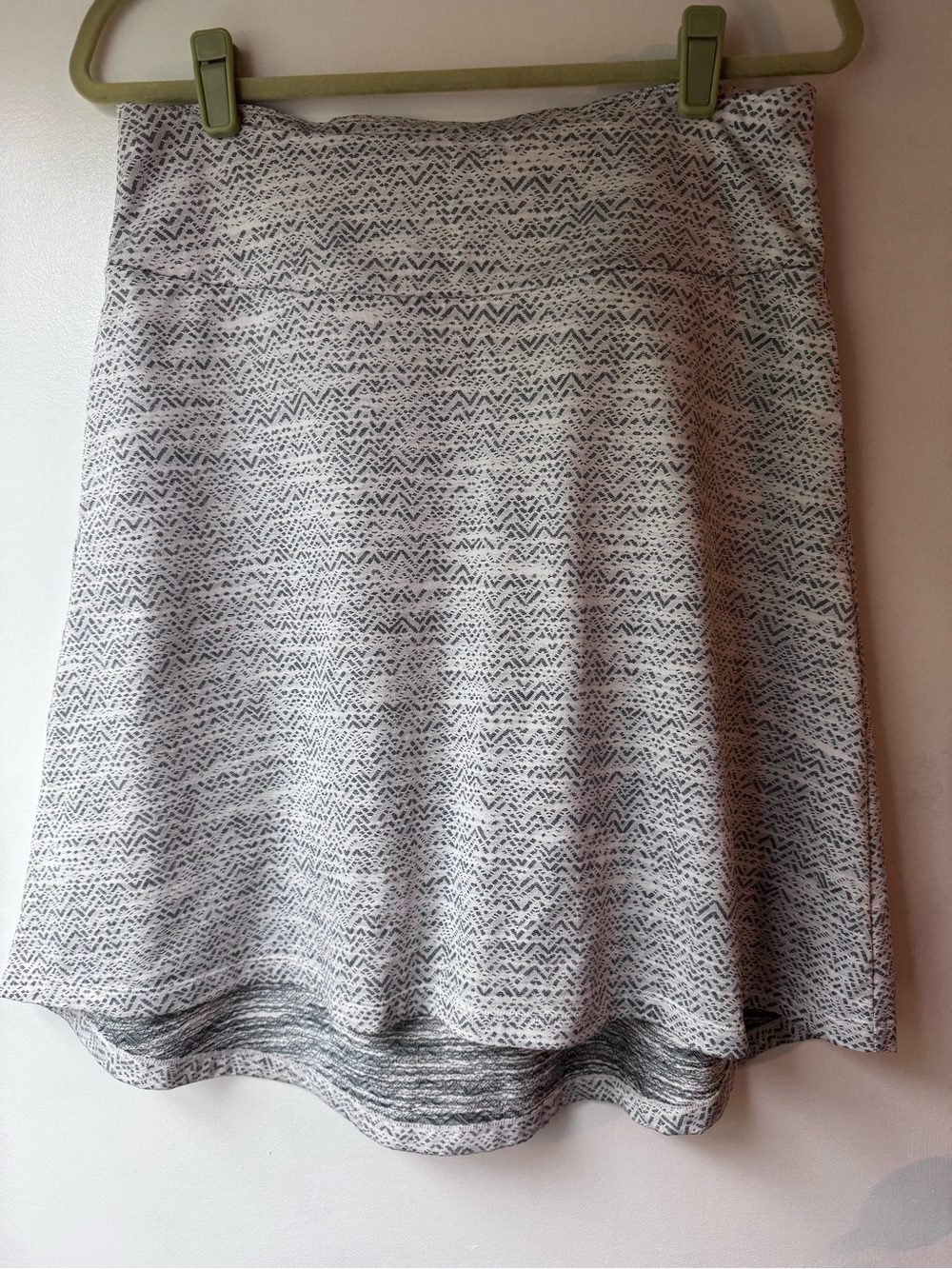 Sport Women's Gray Patterned A-Line Skirt